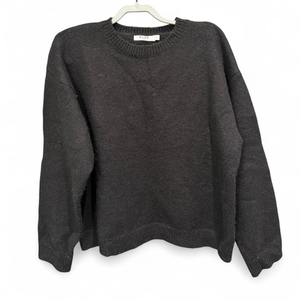 NA-KD Black Knit Sweater